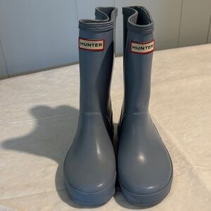 Hunter Kids Classic Gray Rain Boots